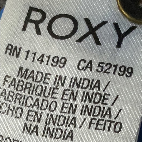 Roxy Suburb Vibes Printed Floral Button-Down Shirt Women’s Size Medium M - Picture 8 of 11